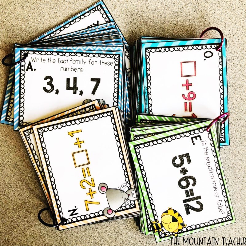 5 Simple Ways to Try Math Task Cards - The Mountain Teacher
