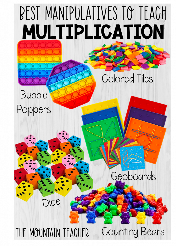 best manipulatives to teach multiplication