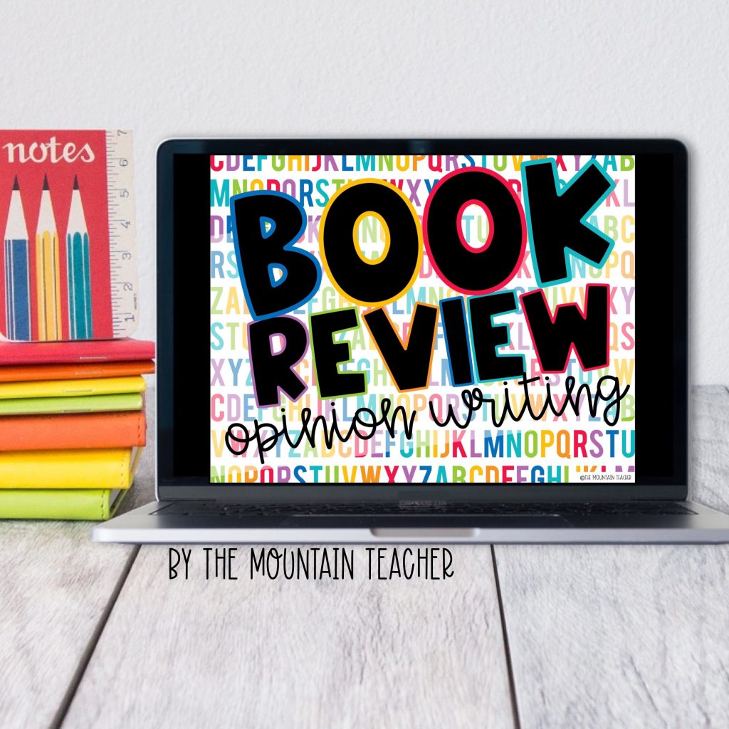 Book review digital opinion writing activity