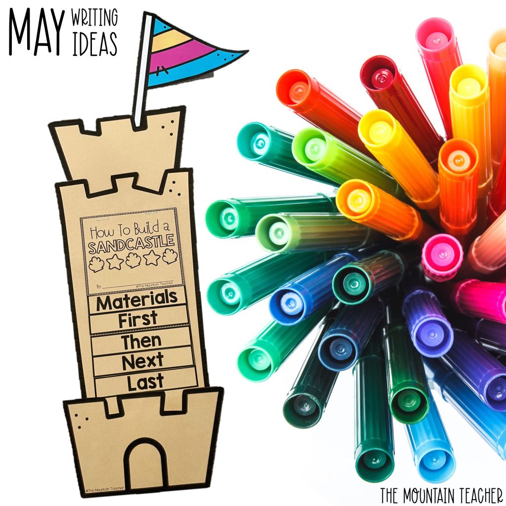 May Writing Prompts and Activities | How to Build a Sand Castle