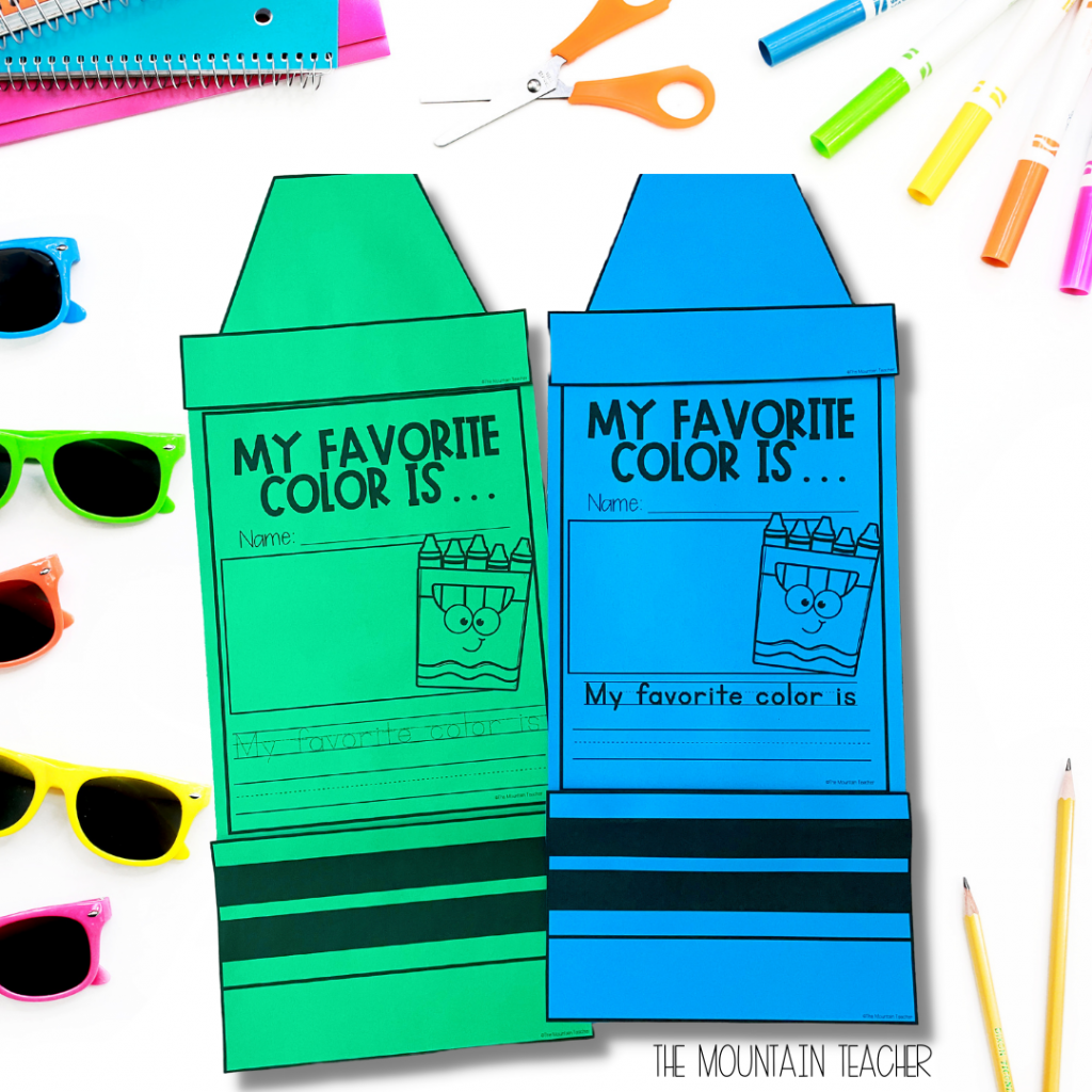 back to school writing ideas | opinion writing prompt and activity with craft