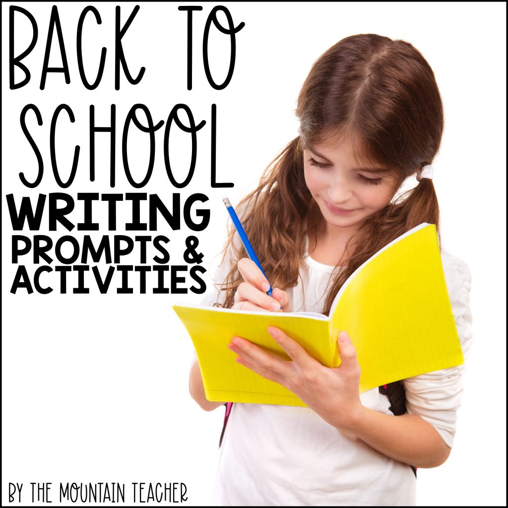 Back to School Writing Prompts & Activities