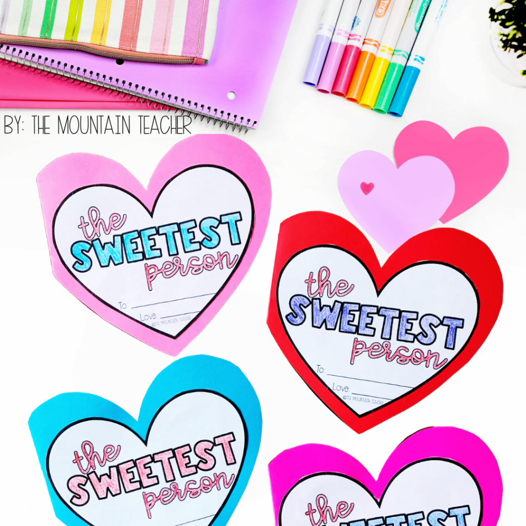 The Most Delightful February Writing Activities I’ve Ever Seen | sweetest person opinion writing and valentines day craft