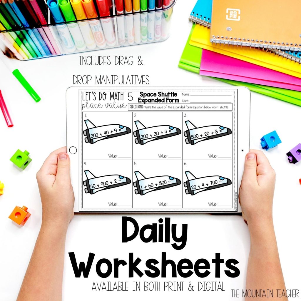 2nd Grade Math Worksheets, Activities & Lesson Videos - Digital Year ...
