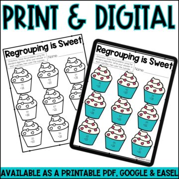 2nd Grade Math Worksheets and Activities YEAR BUNDLE Print and Digital ...