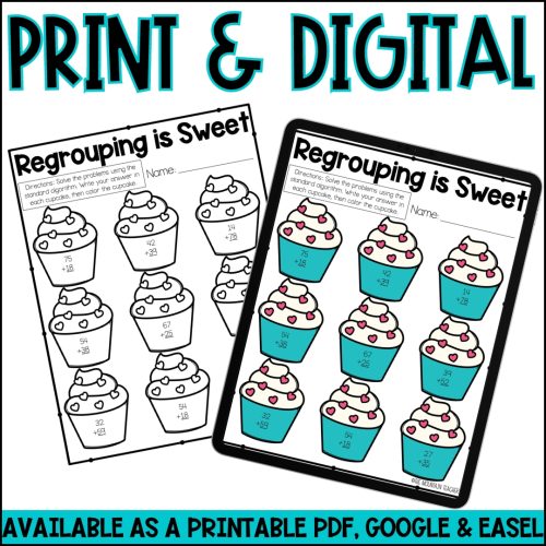 2nd Grade Math Worksheets and Activities YEAR BUNDLE Print and Digital ...
