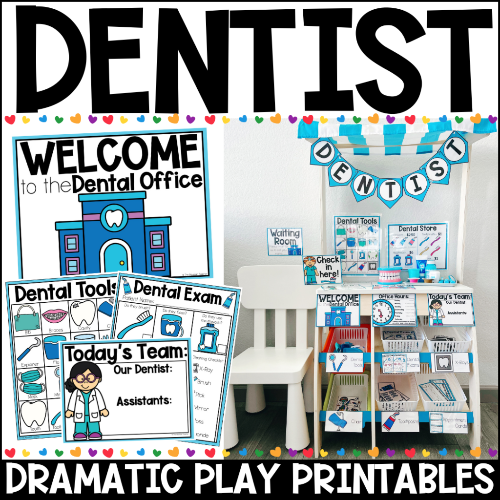 Dentist Dramatic Play Printables