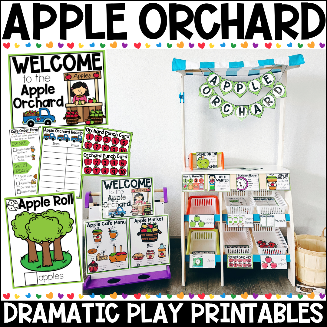 Apple Orchard Dramatic Play Printables