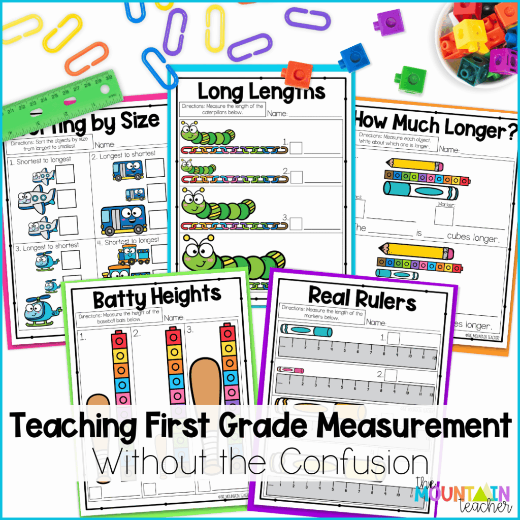 Teach first grade measurement without the confusion.
