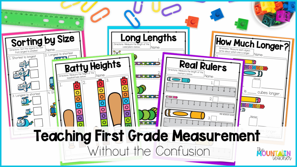 Teach first grade measurement without the confusion.