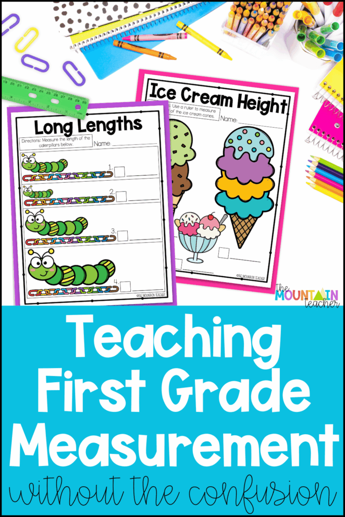 Make teaching measurement in first grade simple and stress-free! This post shares easy strategies, clear examples, and engaging activities to help students understand length and measurement concepts without the confusion. Perfect for first grade teachers looking for practical tips that actually work in the classroom.
