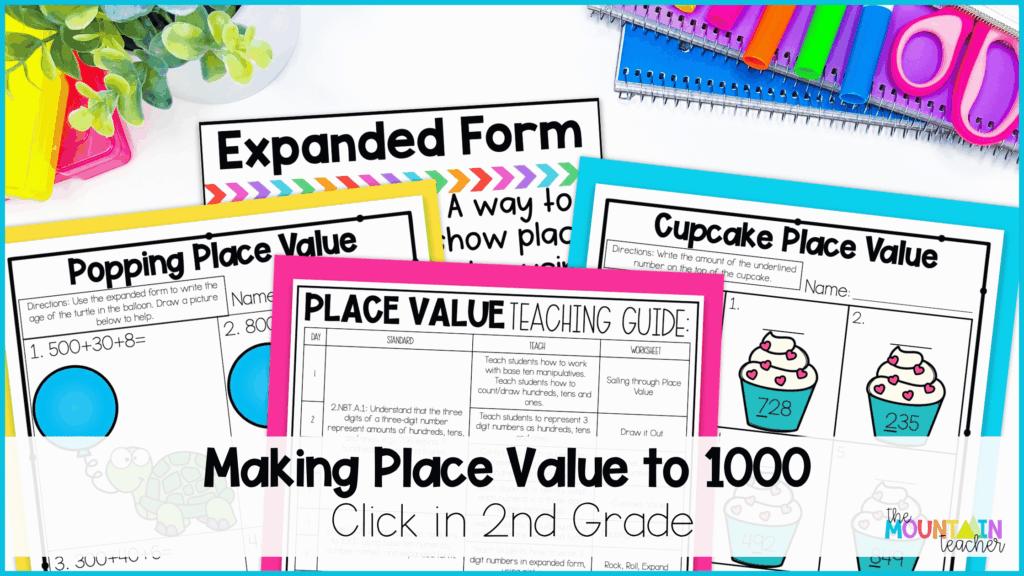 Make place value to 1000 click in 2nd grade with these engaging resources and ideas.