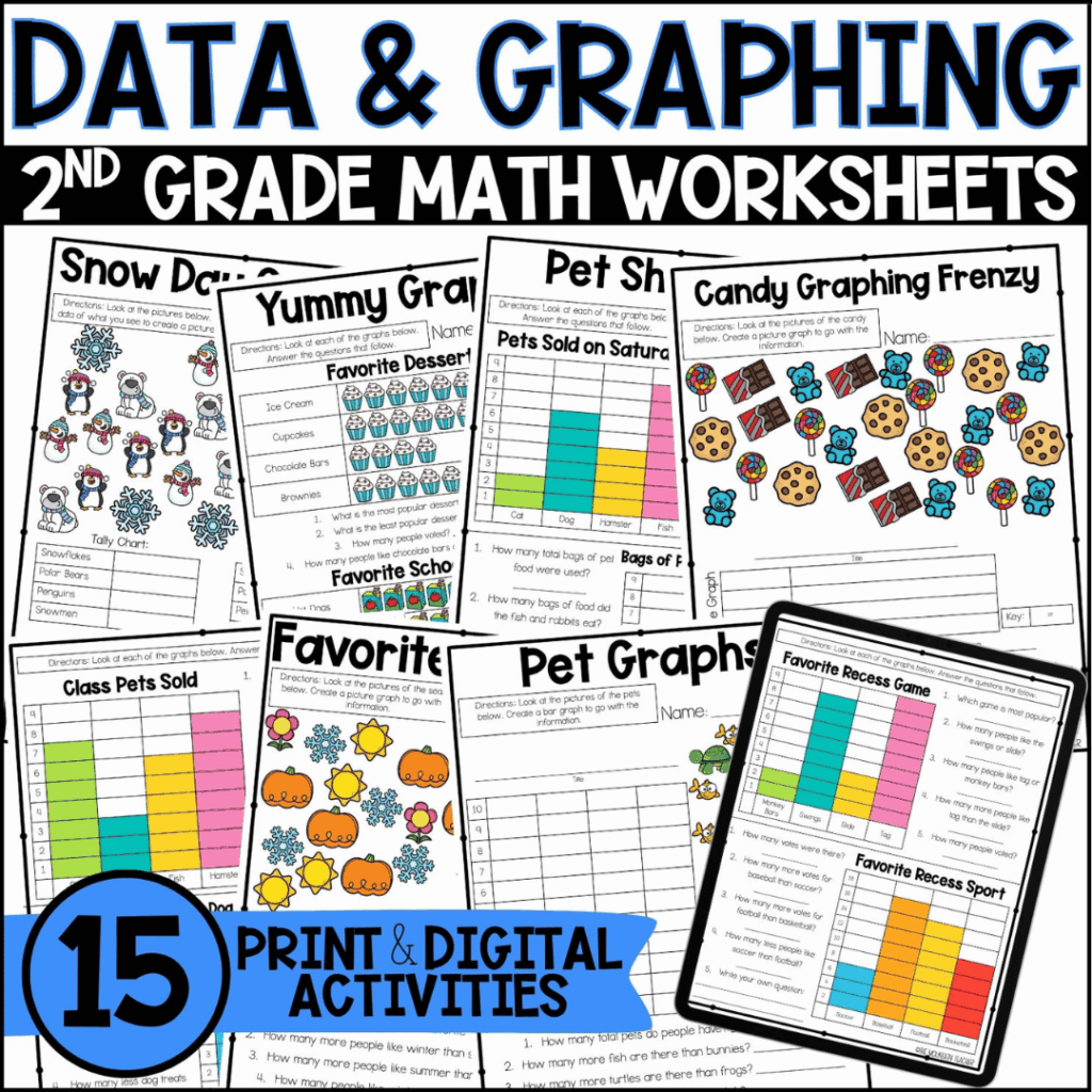 Grab this resource to make planning your 2nd grade graphing unit easy and straightforward.